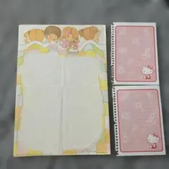 サンリオ　Lil’ Dreamers 便箋　ハローキティ メモ用紙　昭和レトロ