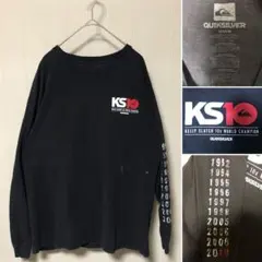 激レア❗️QUIKSILVER ケリースレイター KS10 プリント ロンTのサムネイル