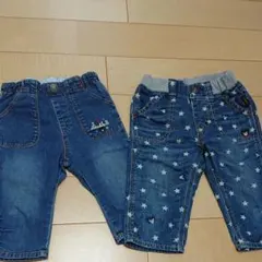 ダブルＢパンツ  100 2枚セット ミキハウス