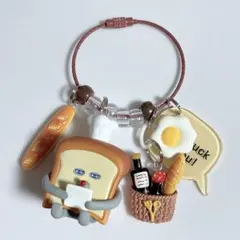 じゃらじゃらキーホルダー　ジャラジャラ　ガチャガチャ　パン　どろぼう　お