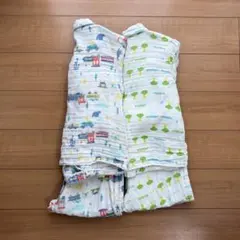 [combimini] 長袖ガーゼパジャマ 90cm 2セット①