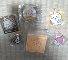 うさぎまとめ売りまじかるちいかわステンドグラス風アクリルバッジちいかわ寿司シール