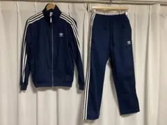 美品 adidas オリジナル トレフォイル 上下 セットアップ ジャージ