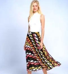 ZARA ザラ★マルチカラー　プリーツスカートのサムネイル