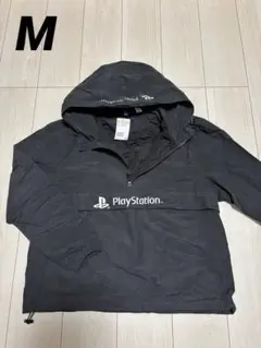 H&M PlayStation ナイロンパーカー　 黒 メンズ　Mのサムネイル