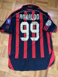 ACミラン RONALDO 99 ロナウド ユニフォーム ACミラン RONALDO 99 ロナウド ユニフォーム - メルカリ