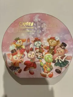 ディズニー　Duffy and Friends GODIVA菓子箱のみ
