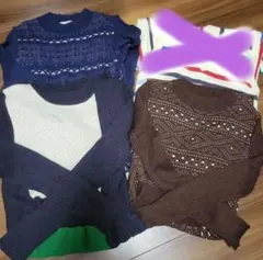ニットワンピース　3点セット　Andcoutureのサムネイル
