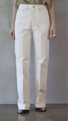 [未使用] AURALEE HARD TWIST DENIM アイボリー