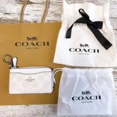 新品　COACH コーチ　カード ケース シグネチャー　マルチ　財布　ケース