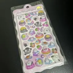 ドロップシール（シマエナガ）3Dステッカー