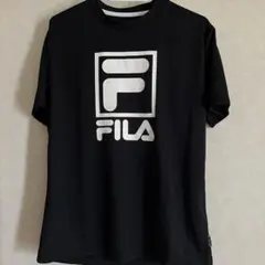 FILA ロゴプリント 半袖Tシャツ ブラック Mのサムネイル