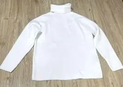 OJOu 湯山玲子　タートルネック　ホワイト　LL