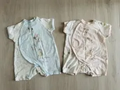 DisneyBaby双子ロンパース2点セット