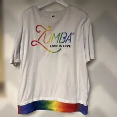 ZUMBA レインボー　TシャツXS