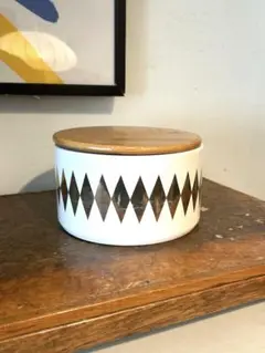 ヴィンテージ　北欧　ミッドセンチュリー　陶器　入れ物　80s
