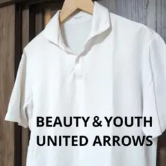 BEAUTY&YOUTH ポロシャツ ホワイト Lサイズのサムネイル