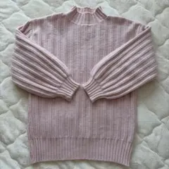 ピンク ハイネック