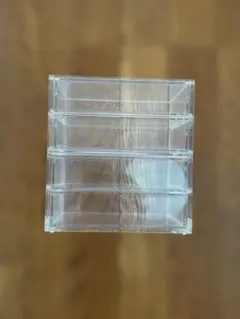 無印　MUJI 重なるアクリルケース引出×２