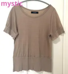mystic 半袖トップス　ベージュのサムネイル