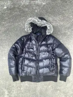 old gu ファーダウンジャケット　Y2K 光沢