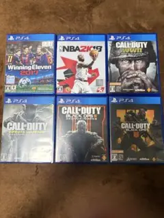 PS4ゲーム6本セット⭐️