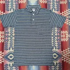COOTIE 美品 ボーダー ポロ シャツ XL ビッグ クーティ 日本製　半袖 COOTIE 美品 ボーダー ポロ シャツ XL ビッグ クーティ 日本製