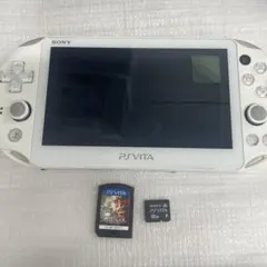 PS Vita 本体 ホワイト ブルー 動作確認済み 初期化 PCH-2000 - メルカリ