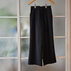 ハニーズ　ストレートワイドパンツ　ブラック　L