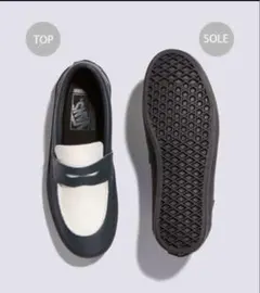 vans ローファー　バンズ　グリーン　ホワイト　27.5 us9.5