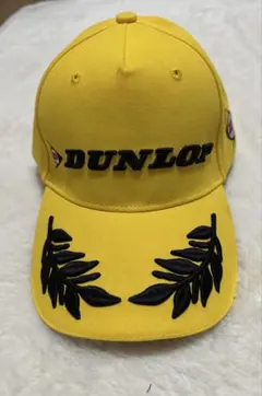 【非売品】DUNLOP キャップ イエロー　刺繍ロゴ　winner cap
