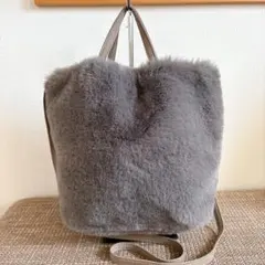 神作様専用【美品】ドゥセーdeux cファーショルダーバッグ　2wayのサムネイル