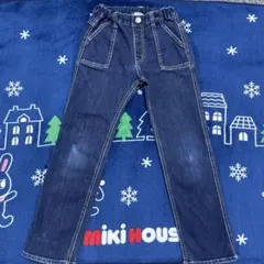 DOUBLE.B 濃紺 ストレートパンツ 130