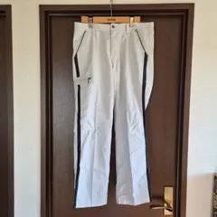 LE COQ SPORTIF ホワイトパンツ サイドストライプ