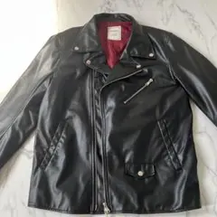 【値下げ】ブラック ダブルライダースジャケット
