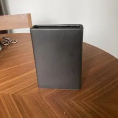 黒の長方形陶器花瓶