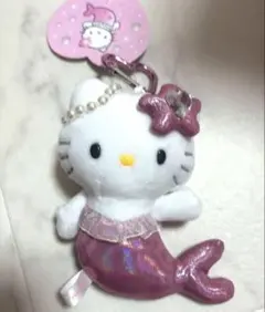 キティ ファンタジーマスコットキーホルダー マーメイド ピンク