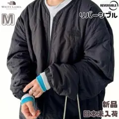 韓国　ノースフェイス　黒　リバーシブル　ジャンパー　ブルゾン　M　ジャケット