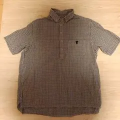 【coen】ギンガムチェック半袖シャツ　Sサイズ