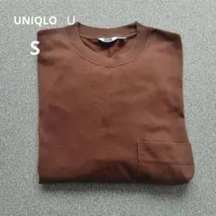 UNIQLO U メンズ　クルーネックＴシャツ　ロングＴシャツ　S