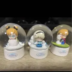 アナと雪の女王 スノードーム フィギュア 3個セット FROZEN II