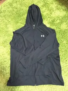 Under Armour ブラックフルジップパーカー Lのサムネイル