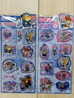 ズートピア　キラキラウォーターシール　2シートセット