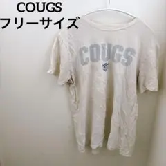COUGS【フリーサイズ】プリント Tシャツ BYU Store ホワイト 白色