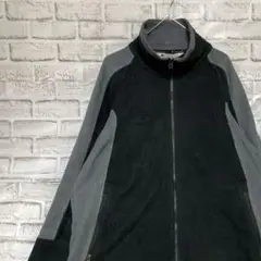 コロンビア　フリースジャケット　ブラックL ロゴ刺繍アウトドア903
