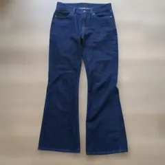 UNIQLO ブーツカットジーンズ 26インチ　濃いめのブルー