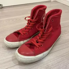 バ*ム様 コンバース リアクト ハイカットスニーカー レッド 25cm