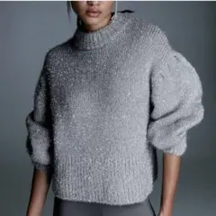 H&M❤️新品未使用　バルーンスリーブセーター　Mサイズ