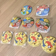 USJ ウッディ・ウッドペッカー ミニオン他　缶バッジ　9個セット