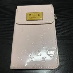 平成レトロ　HELLO KITTY エンボス加工財布 ピンク